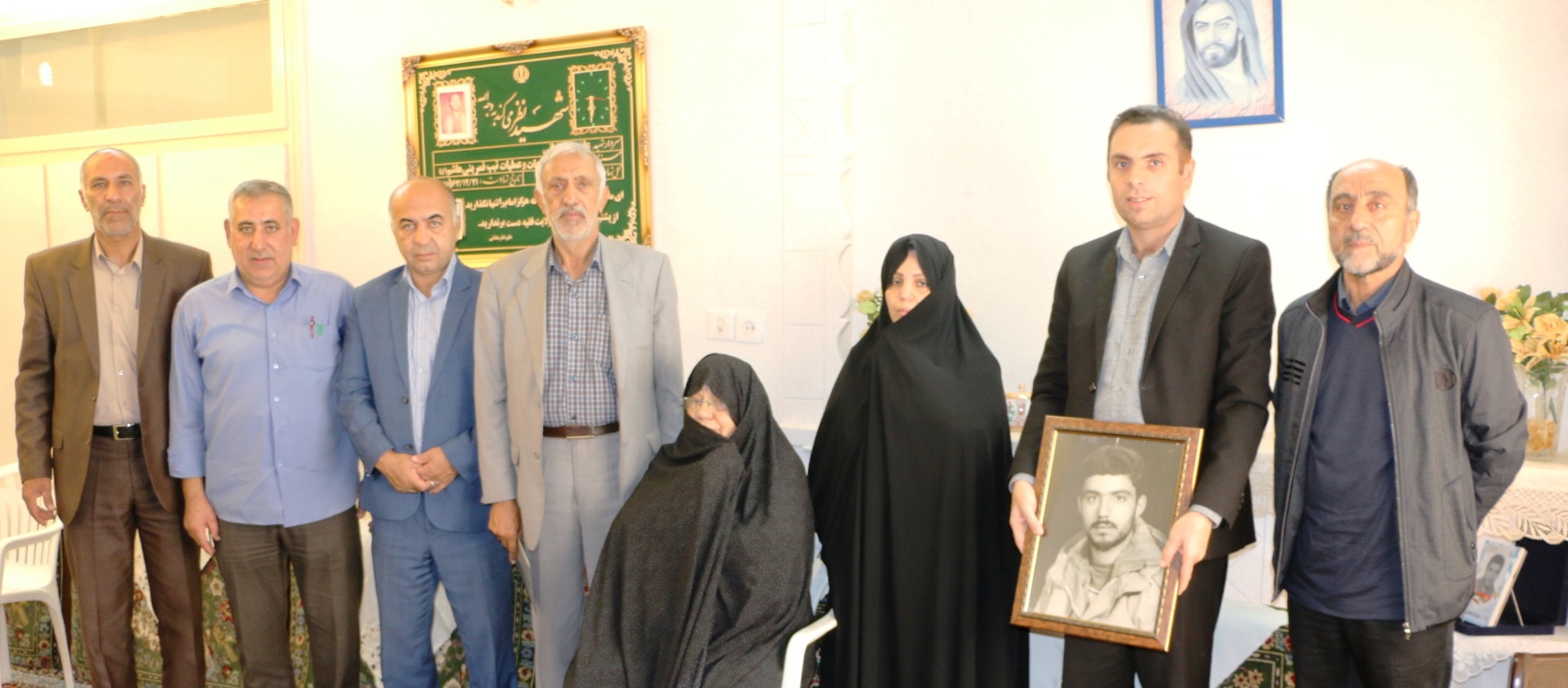 دیدار جامعه ورزش کاشان با خانواده معظم شهدا و جانبازان